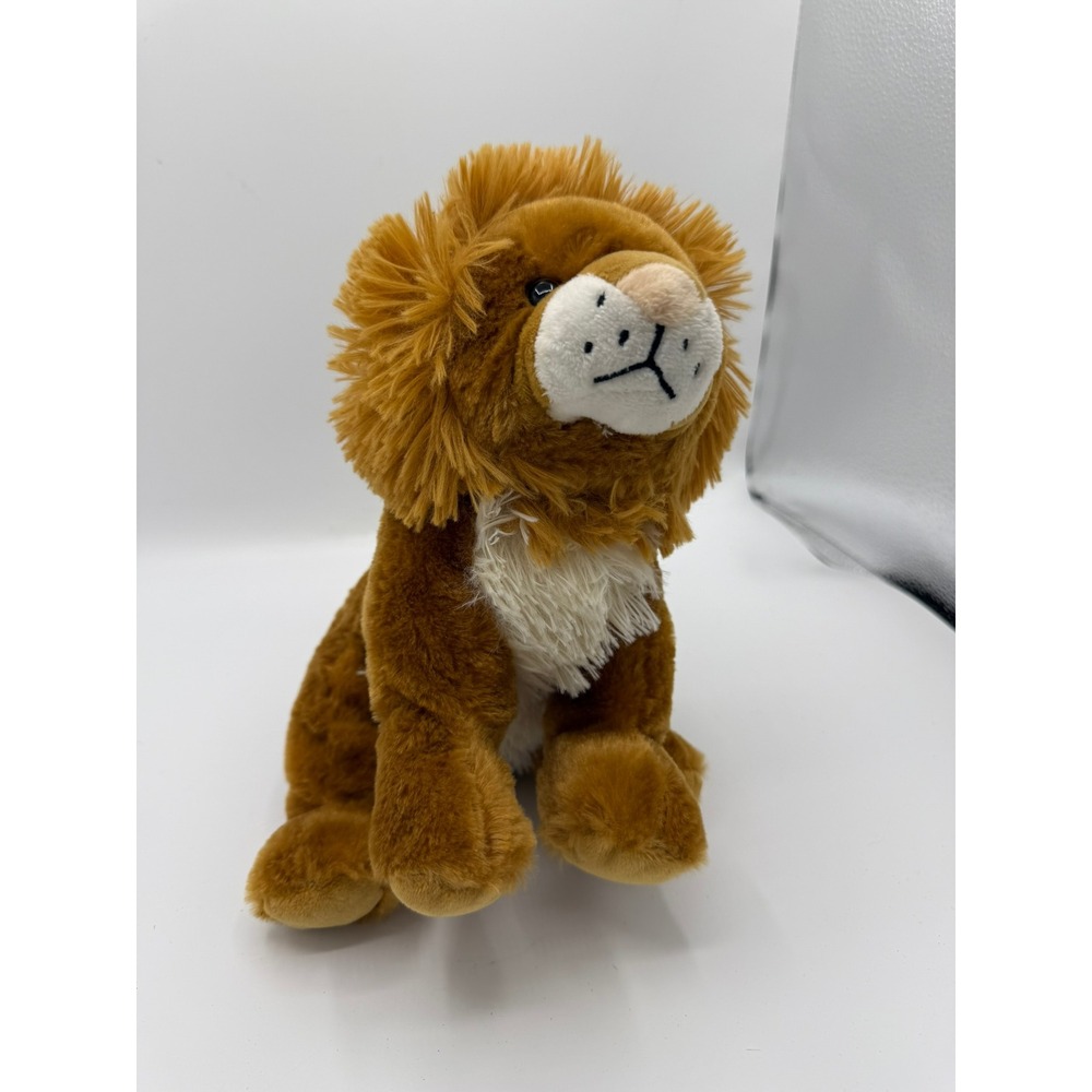 Burton + Burton Lion Plush Stuffed Animal Brown Safari Jungle Toy 9732607 10"